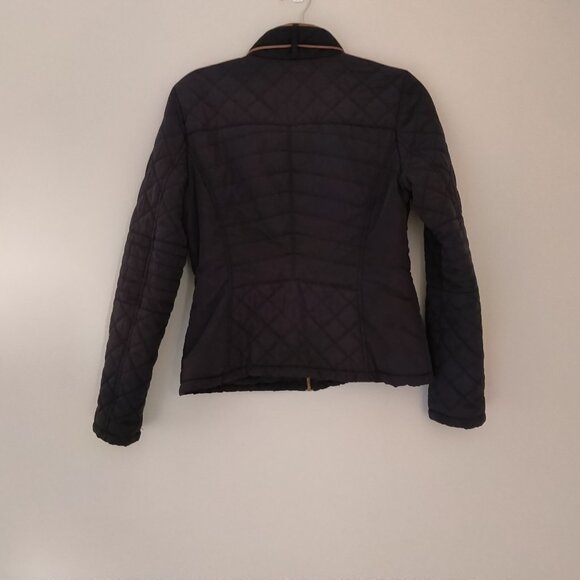 Attentif diamond shaped quilt pattern women jacket size 38 - Picture 3 of 7